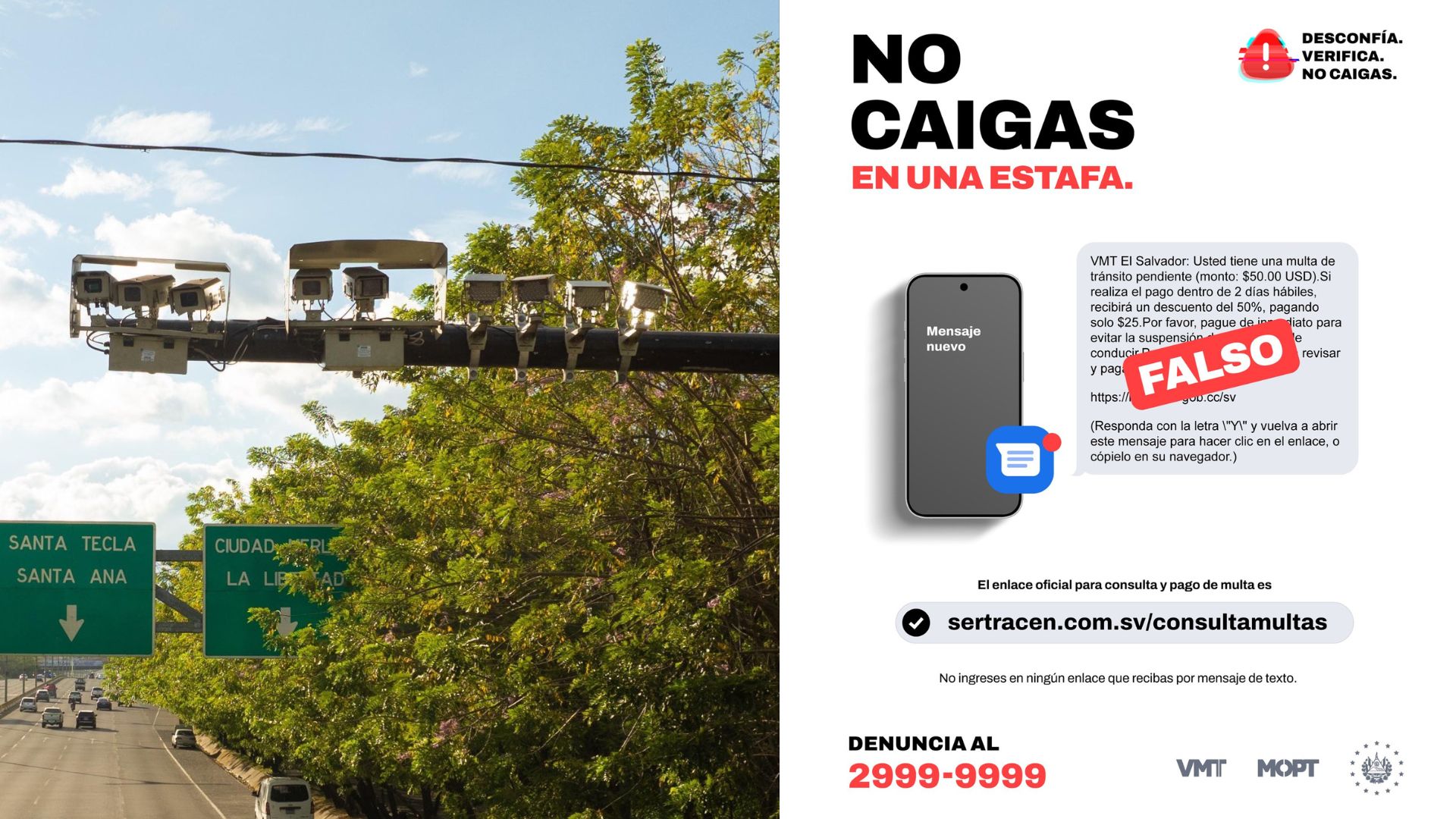 El Salvador alerta sobre intentos de estafa con falsas multas de tránsito el-salvador-alerta-sobre-intentos-de-estafa-con-falsas-multas-de-transito