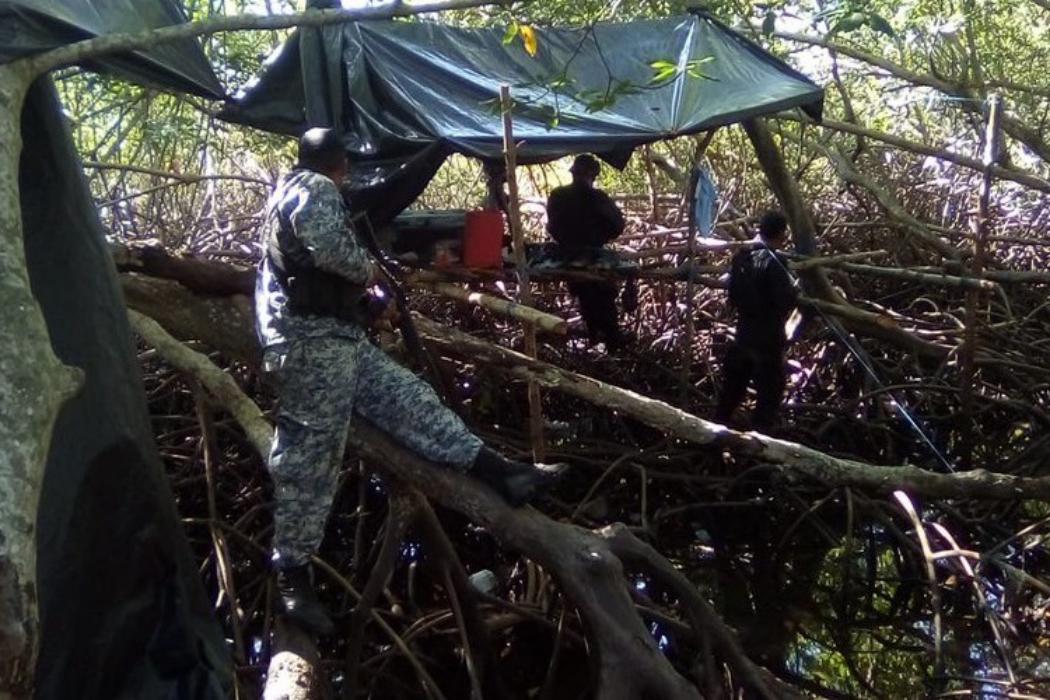 plancontrolterritorial-desmantela-campamento-de-pandillas-en-jiquilisco