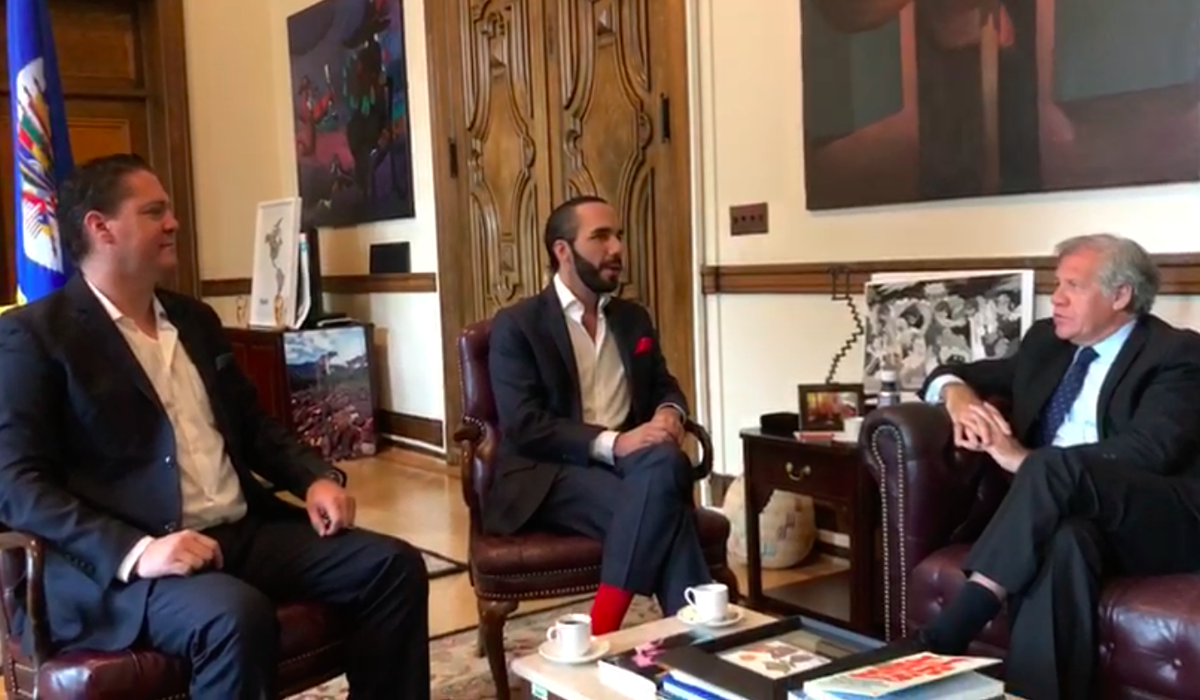 Bukele y Nuevas Ideas se reúnen con Secretario de OEA para pedir transparentar elecciones 2019 bukele-y-nuevas-ideas-se-reunen-con-secretario-de-oea-para-pedir-transparentar-elecciones-2019
