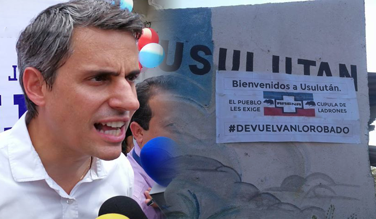 Calleja manda quitar letreros de “devuelvan lo robado” con los que fue recibido en Usulután calleja-manda-quitar-letreros-de-devuelvan-lo-robado-con-los-que-fue-recibido-en-usulutan