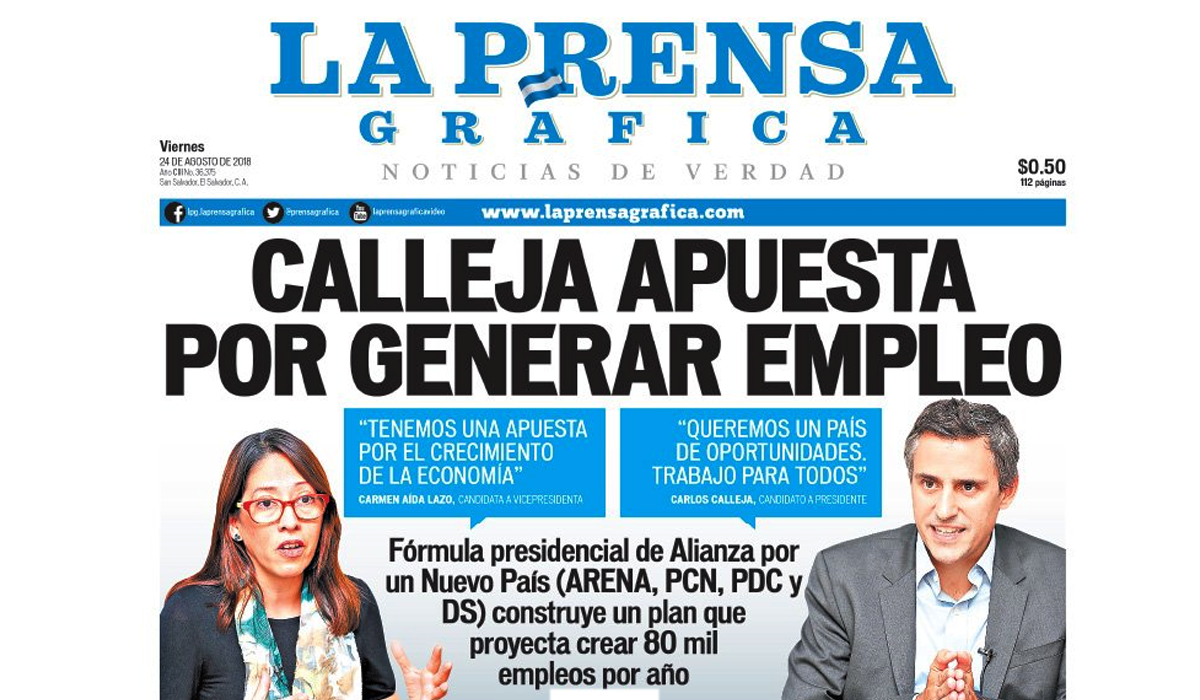 LPG se une a campaña adelantada de Calleja dedicándole primera plana y varias páginas a publicitar plan lpg-se-une-a-campana-adelantada-de-calleja-dedicandole-primera-plana-y-varias-paginas-a-publicitar-plan