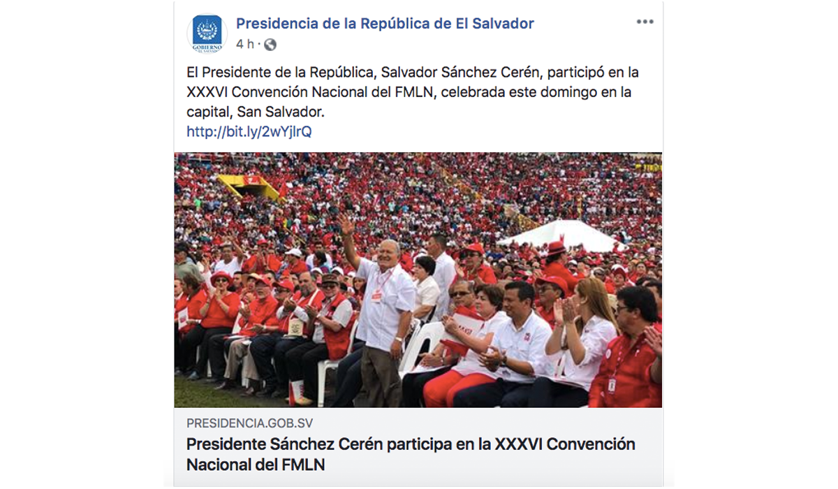 FMLN utiliza cuentas institucionales para hacer propaganda política fmln-utiliza-cuentas-institucionales-para-hacer-propaganda-politica