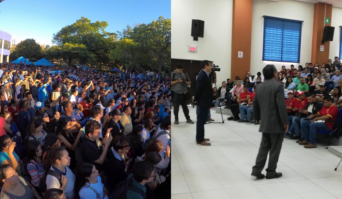Hugo llega un día después de Nayib Bukele a la UES y no logra convocar a estudiantes hugo-llega-un-dia-despues-de-nayib-bukele-a-la-ues-y-no-logra-convocar-a-estudiantes