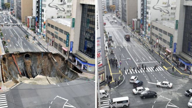 fotos-japon-repara-en-solo-dos-dias-enorme-carcava-de-30-metros