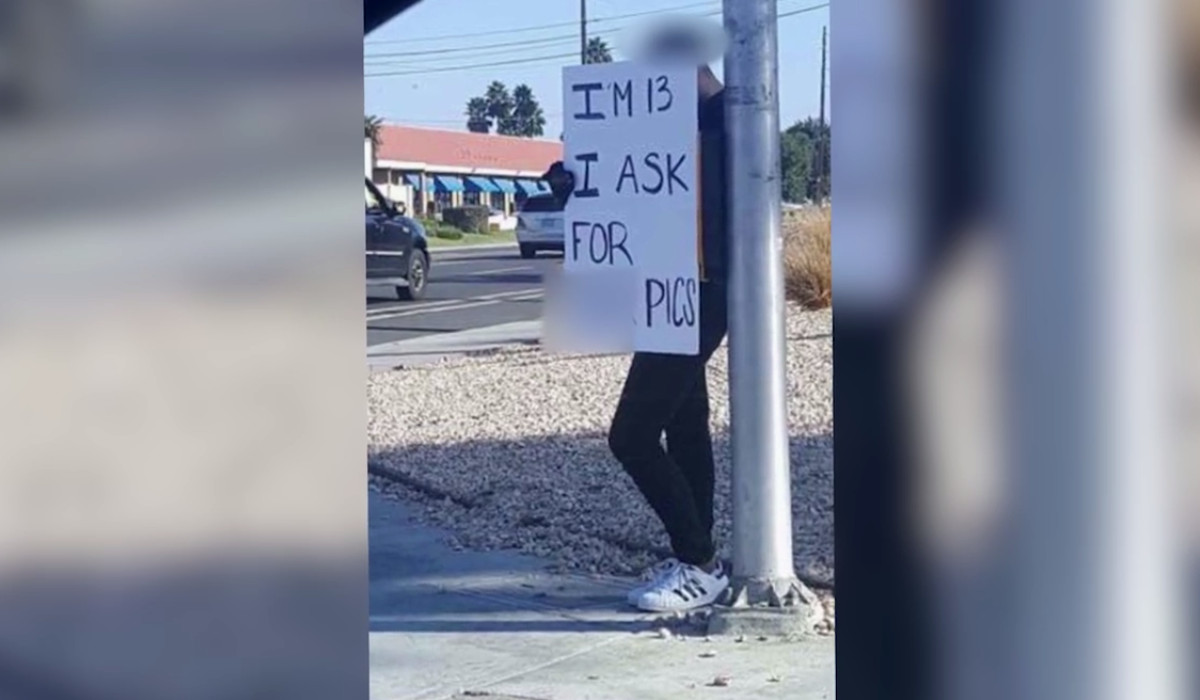 video-joven-es-obligada-a-usar-un-cartel-que-dice-tengo-13-anos-y-pido-fotos-de-penes