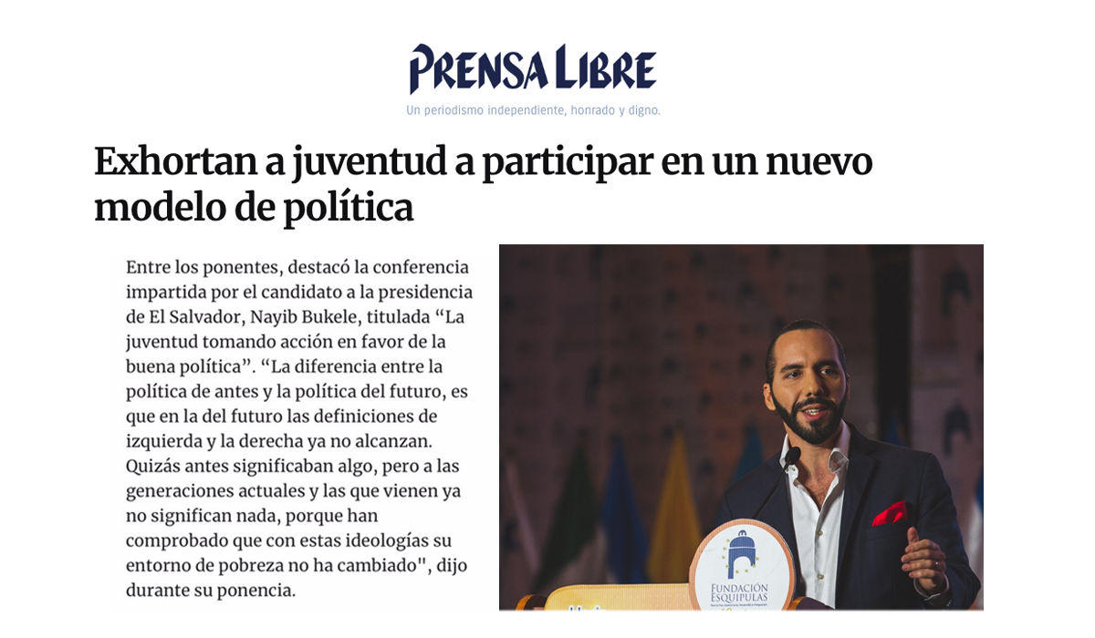 Medios en Guatemala destacan ponencia de Nayib Bukele en Foro Regional medios-en-guatemala-destacan-ponencia-de-nayib-bukele-en-foro-regional