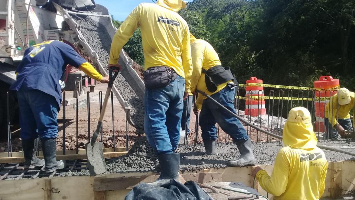 MOP avanza en la construcción del puente en San Isidro, Morazán mop-avanza-en-la-construccion-del-puente-en-san-isidro-morazan