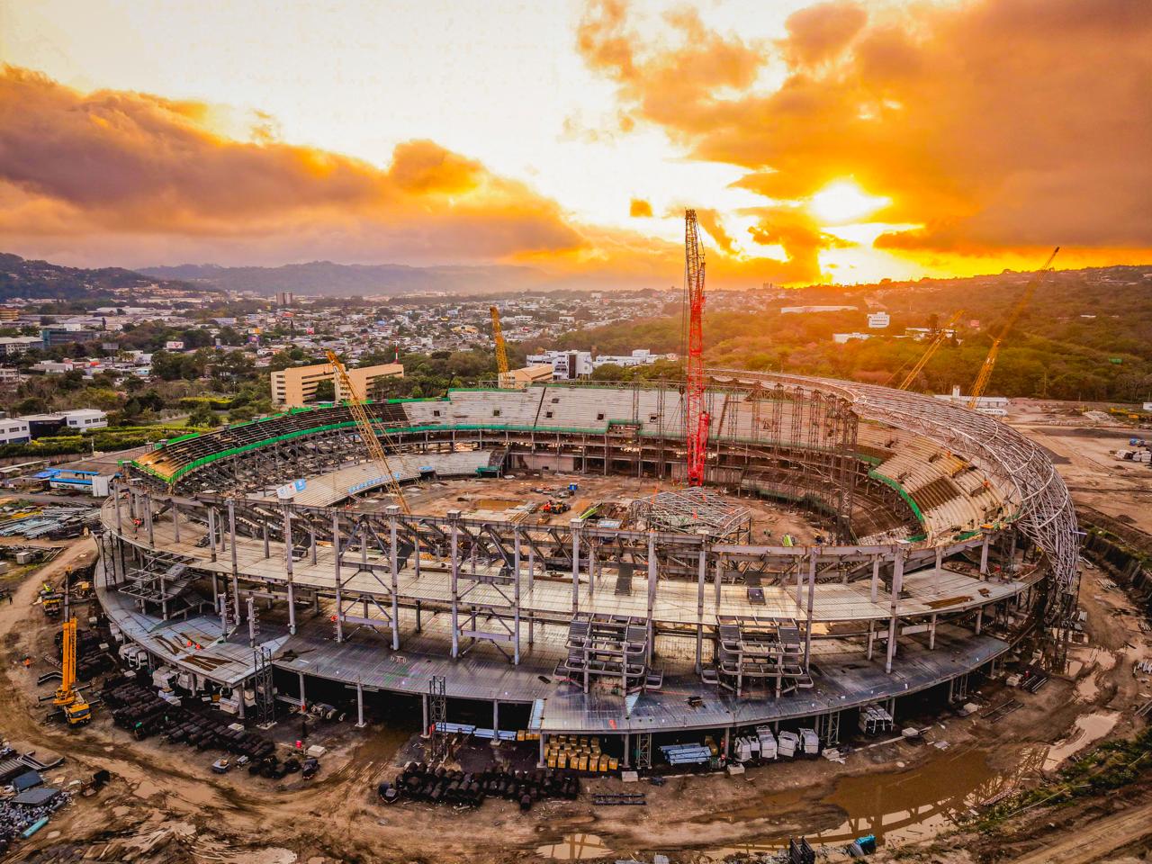 Construcción del nuevo Estadio Nacional de El Salvador avanza con ...
